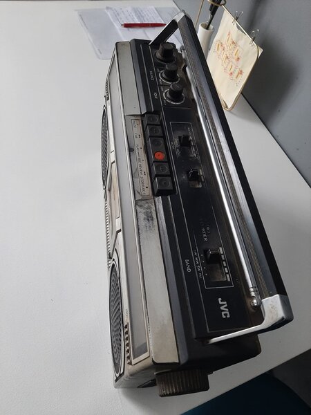 Casetofon Vintage JVC 1982 cu radio cursor